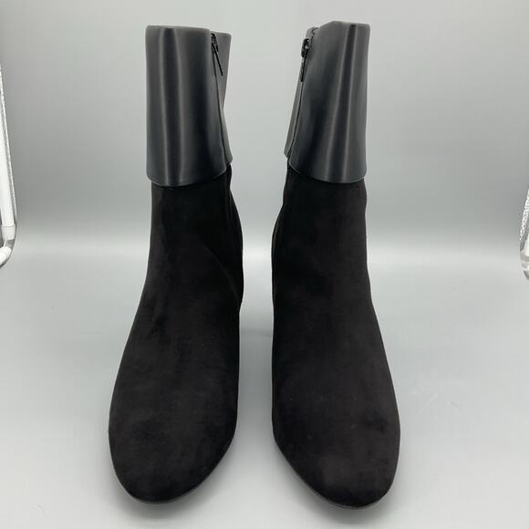 NEW Alfani Women’s Ajojo Mixed Media Booties Black Size 8.5M - Picture 3 of 10